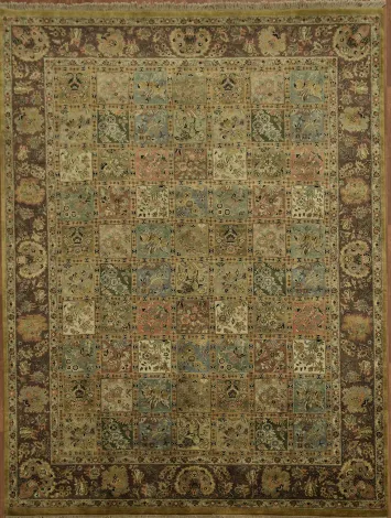 Exquisite Handmade Traditional Agra Oriental Area Rug 9x12