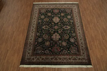 Traditional Floral Motif Traditional Oriental Heriz Area Rug 9x12