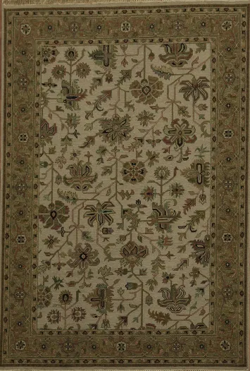 Intricate Patterned Traditional Oriental Sumak Area Rug 6x9