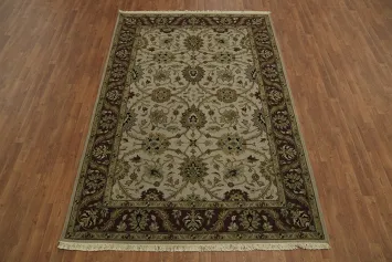 Elegant Floral Traditional Sumak Oriental Area Rug 6x9
