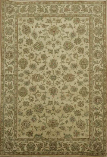 Elegant Floral Pattern Traditional Agra Oriental Area Rug 6x9