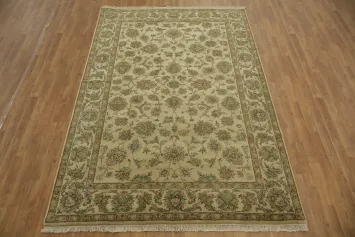 Elegant Floral Pattern Traditional Agra Oriental Area Rug 6x9
