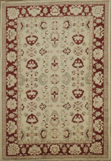 Classic Floral Traditional Peshawar Oriental Area Rug 6x9