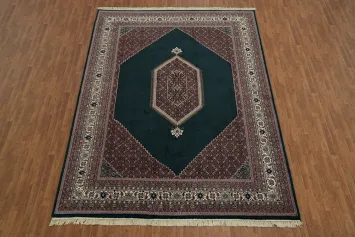 Classic Green Traditional Bidjar Oriental Area Rug 8x12