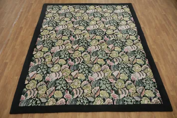 Charming Botanical Floral Oriental Area Rug 8x10
