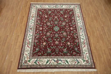 Sophisticated Red Kashan Oriental Area Rug 8x10