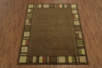 Hand-Tufted Gabbeh Oriental Area Rug 8x10