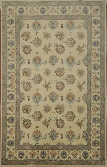 Experience Sophisticated Elegance Tabriz Persian Area Rug 6x10