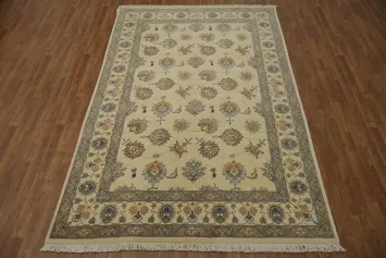 Experience Sophisticated Elegance Tabriz Persian Area Rug 6x10