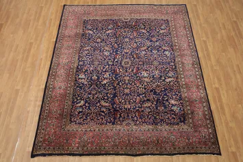 One-Of-a-Kind Vegetable Dye Sarouk Persian Area Rug 8x10