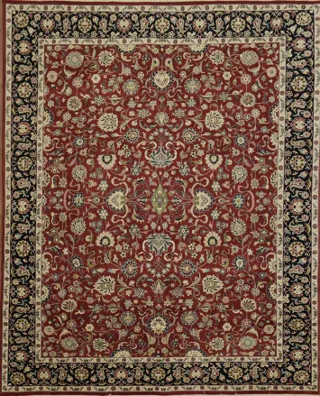 Elegant Arabesque Design Tabriz Oriental Area Rug 8x10
