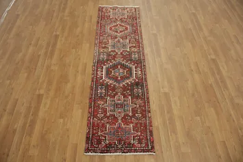Decorative Persian Wool Vintage Gharajeh 2x8 Runner Rug