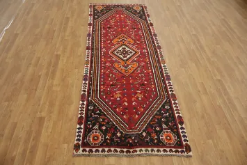 Top Quality Persian Tribal Geometric Qashqai Runner Rug  3x10