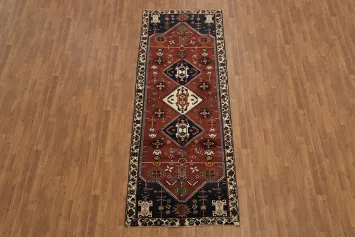 Elegant Persian Shiraz Rug Geometric Patterns 10x4