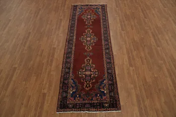 Vintage Tabriz Persian Runner Rug 3x10