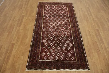 Wool Balouch All Over Design Geometric Persian Wool Rug 4x8
