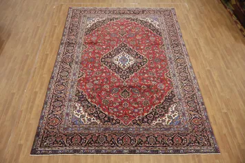 Classic Persian Rug: Floral Tabriz 9x13