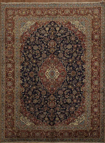 Sophisticated Area Rug in Warm Tones 10x13