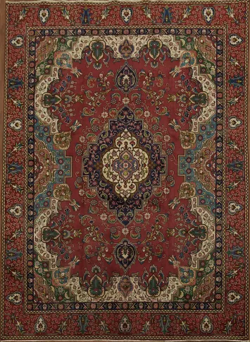 Exquisite handcrafted Tabriz Area Rug 9x12