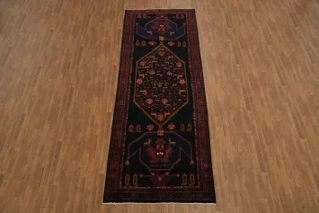 Exquisite Black and Red Area Rug 5x13