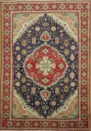 Elegant Traditional Persian Tabriz Area Rug 7x11