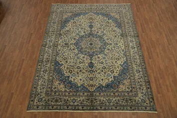Exquisite Vintage Traditional Persian Kashan Area Rug 10x13