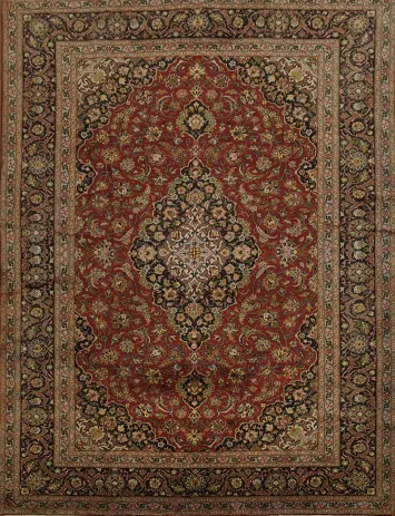 Luxurious Traditional Persian Mashad Area Rug 10x13