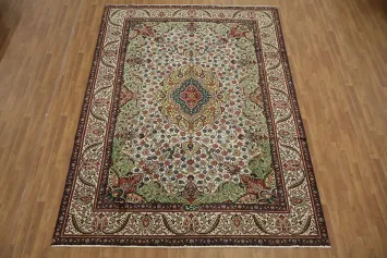 Sophisticated Area Rug with Classic Persian Patterns and Hues 8x11