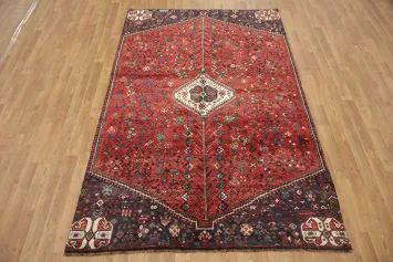 Authentic Persian Area Rug Tribal Shiraz 5x8