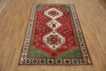 Elegant Traditional Tribal Persian Shiraz Area Rug 5x8