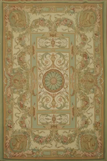 Victorian Style European Inspired Rug for Elegant Home Decor 6x9