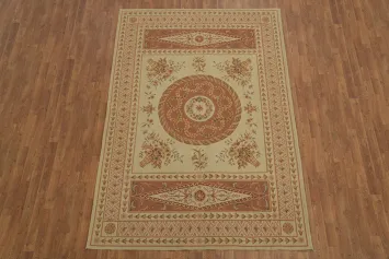 Rustic Floral Elegance: Vintage-Inspired Area Rug for Cozy Spaces 6x9