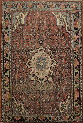 Vintage Wool Persian Hamedan Rug 3x5