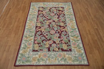 Hand Made Tapestries  Floral Oriental Rug 5x8