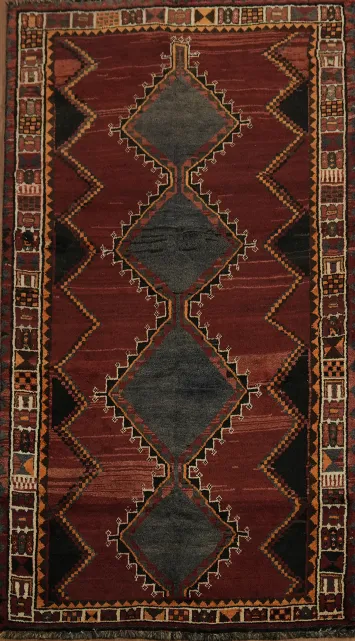 Vintage Tribal Lori Persian Rug 4x8