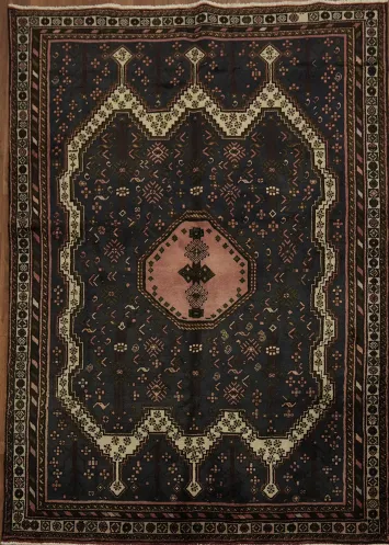 Elegantly Patterned Traditional Sirjan Persian Rug 5x7