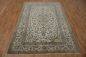 Floral Kashan Persian Area Rug 6x10