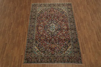 Luxurious Wool Kashan Persian Area Rug 7x10