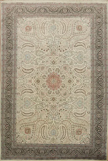 Elegant Traditional Oriental Kashmir Large Rug 12x18