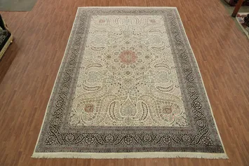 Elegant Traditional Oriental Kashmir Large Rug 12x18