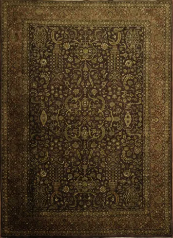 Sophisticated Traditional Oriental Agra Large Rug 10x14