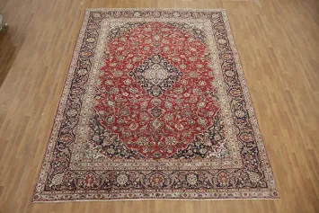 Traditional Kashan Persian Area Rug 9x13