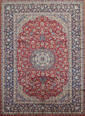 Elegant Persian Kashan Persian Area Rug 10x13