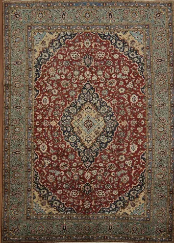 Traditional Kashan Persian Area Rug 10x13