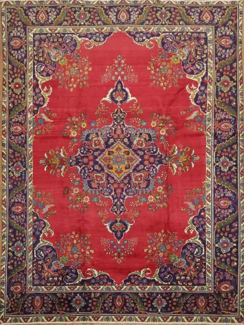 Classic Elegance: Tabriz Persian Area Rug 10x13
