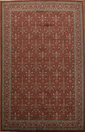 Traditional Vegetable-Dye Persian Sarouk Large Rug 12x18