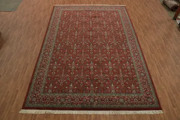 Traditional Vegetable-Dye Persian Sarouk Large Rug 12x18