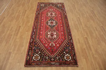 Traditional Persian Qashqai Wool Rug  4x10