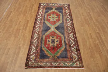 Vintage Ardebil Traditional Geometric 4x9