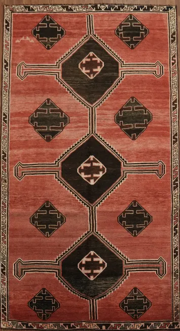 Geometric Tribal Lori Persian Area Rug 5x10